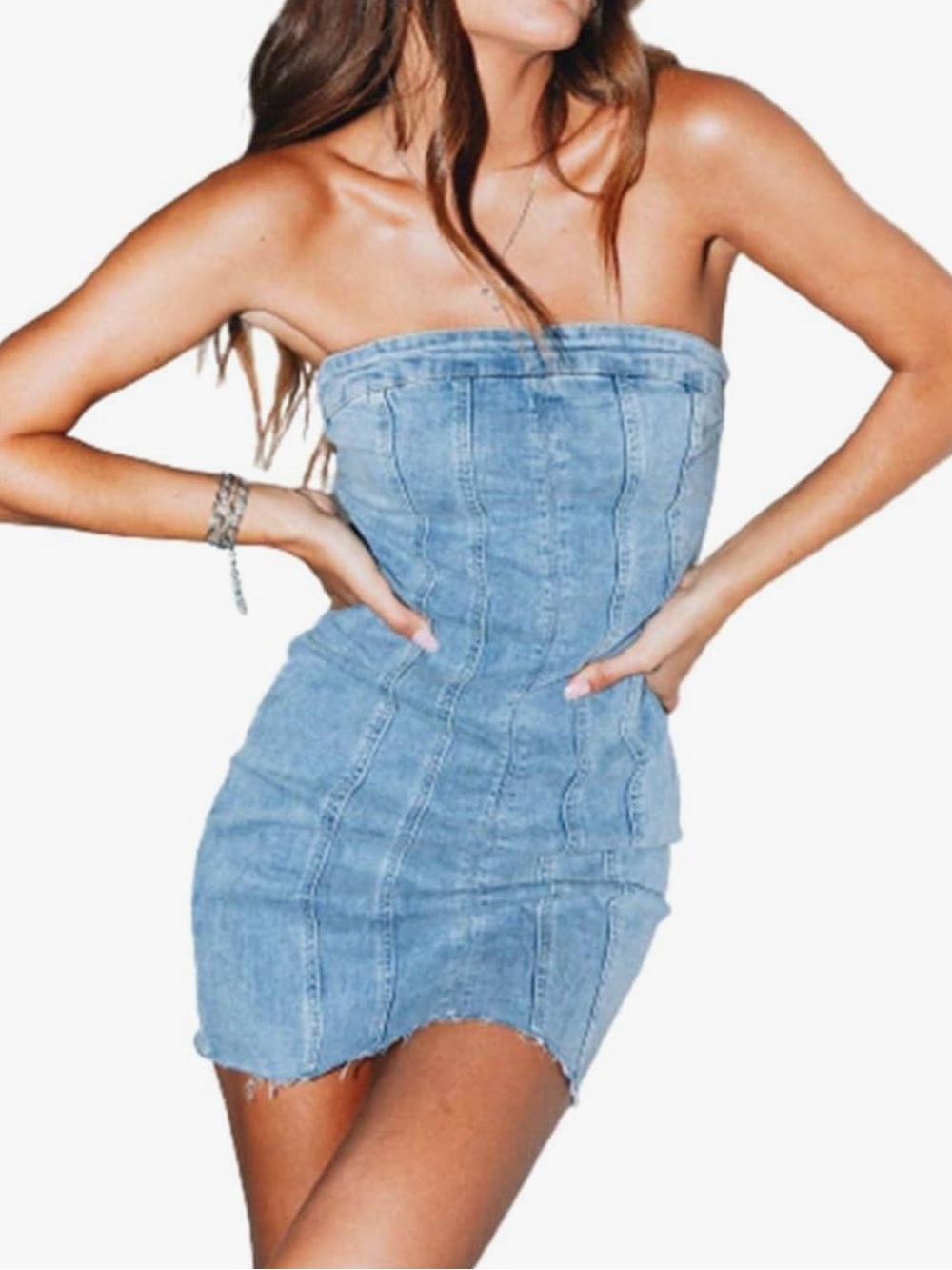 Denim Dress Jean Mini Bodycon Dresse